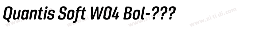 Quantis Soft W04 Bol字体转换 Quantis Soft W04 Bol字体转换